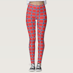 Leggings mit norwegischer Flagge