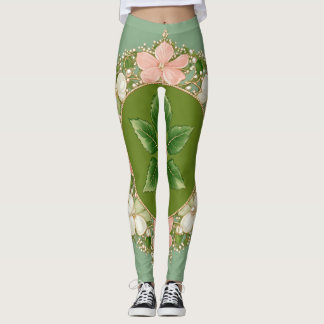 Leggings mit pasteurisierter Blüte