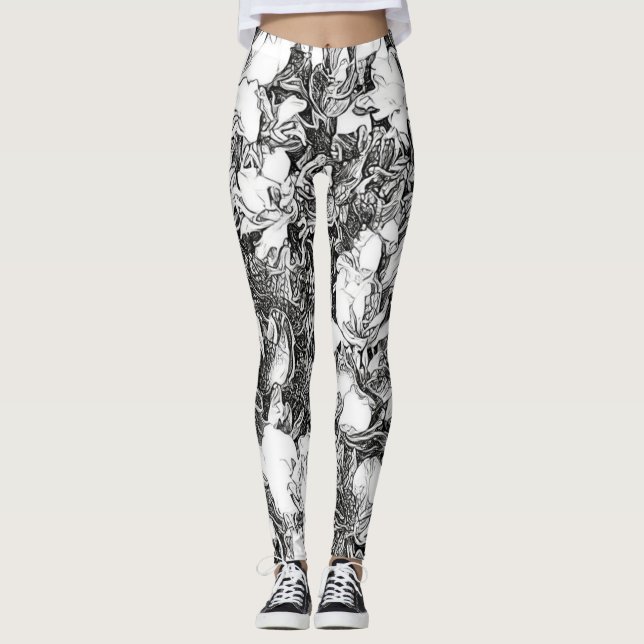 Leggings mit Pen-Effekt (Vorderseite)