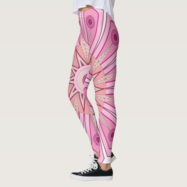 Leggings mit rosa (Links)