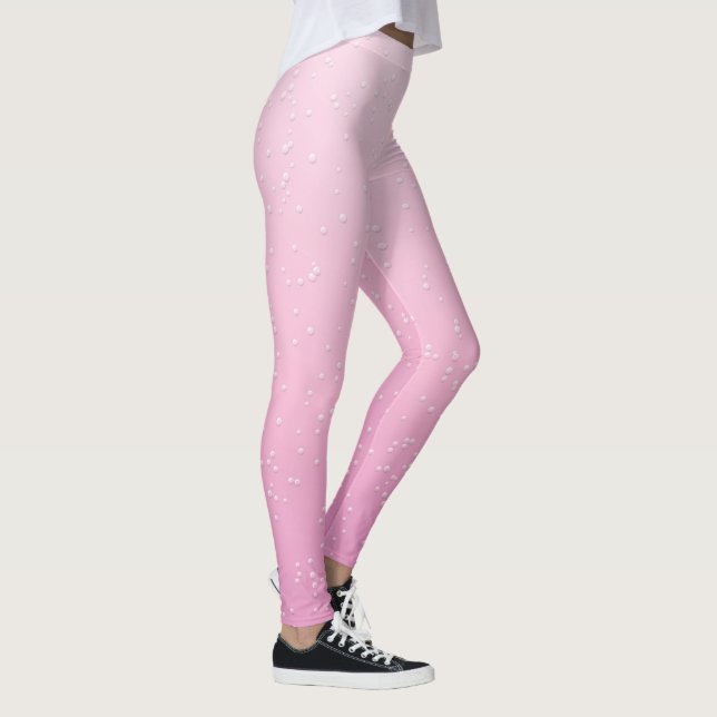 Leggings mit rosa Champagner-Spaß (Rechts)