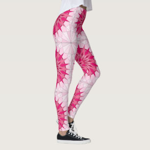 Leggings mit rosa-hübscher Kunst
