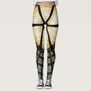 Leggings mit schwarzer Decke