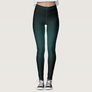 Leggings mit schwarzer und ausgeblendeter Farbe