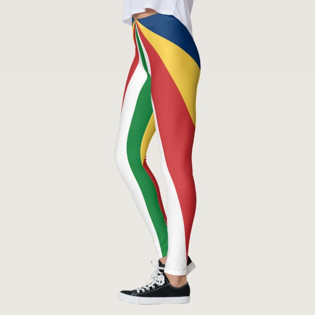 Leggings mit seychellischer Farbgestaltung (Links)