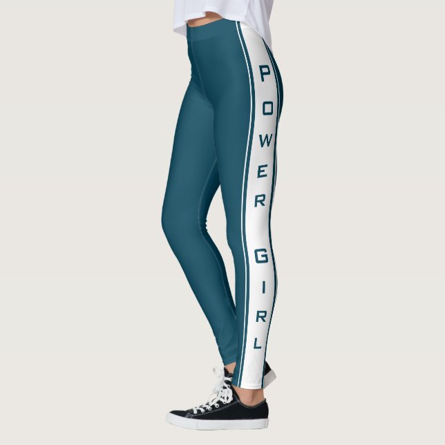 Leggings mit Text-Power-Girl (Links)