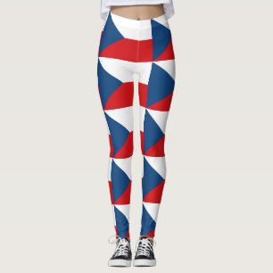 Leggings mit tschechischer Flagge