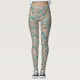 Leggings ~ Muscheln und Perlen ~