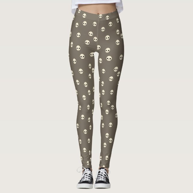 Leggings niedlich Skulls (Vorderseite)