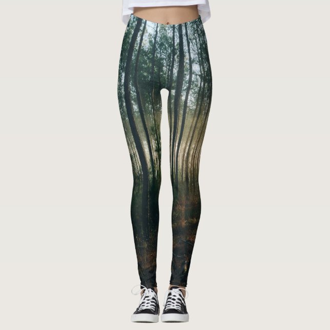 Leggings | Öko Fitness Forest (Vorderseite)