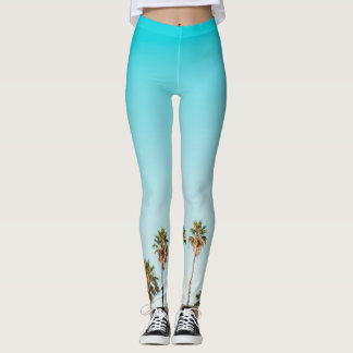 Leggings | Öko Fitness Palms & Sky
