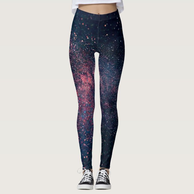 Leggings | Öko Fitness Universe (Vorderseite)