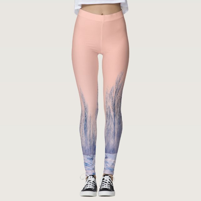 Leggings | Öko Fitness Winterwald (Vorderseite)