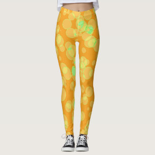 Leggings Orange mit Blasen