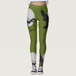 Leggings - Orig. Art Asian Branch/Green/Black/Whit