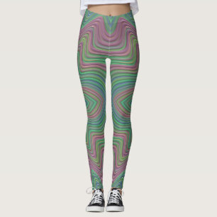 Leggings ~pastel maul green blue ~ Original