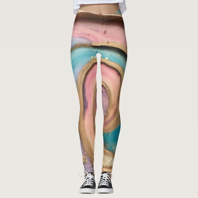 Leggings Pastellfarben (Vorderseite)