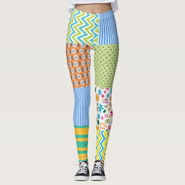 Leggings Patchwork (Vorderseite)