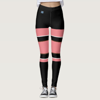 Leggings (Peach Black) RFPMDesign ©️ 2024