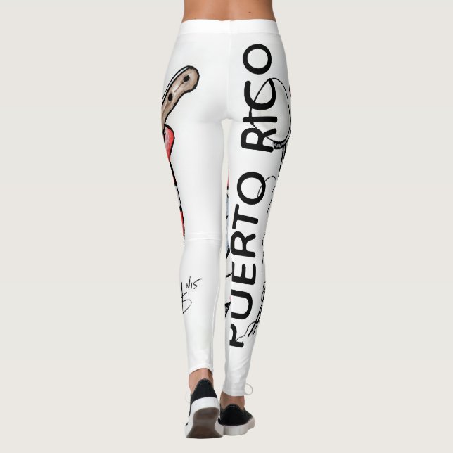 Leggings Puerto Rico (Rückseite)