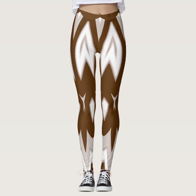 Leggings "Ratti_Creative_Arts", niedlich, braun (Vorderseite)