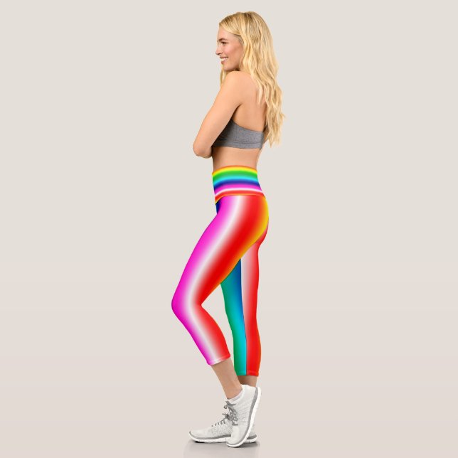 Leggings - Regenbogenstreifen (Links)