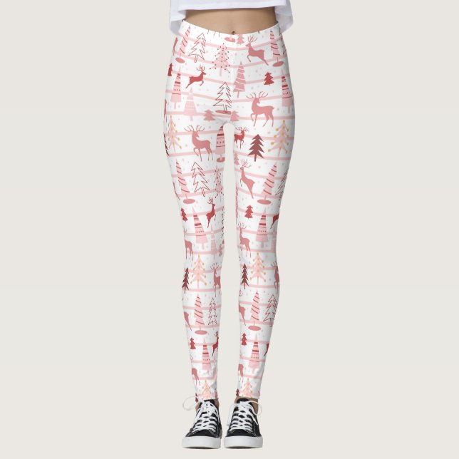 Leggings Rentier und Christmas Tree (Vorderseite)
