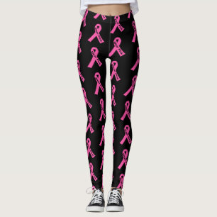 Leggings-rosa-farbene Schleife für Frauen rosa Leggings