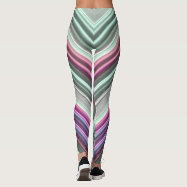 Leggings ~ rosa maul grün ~ Original (Rückseite)