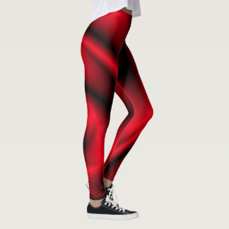 Leggings Rot und Schwarz