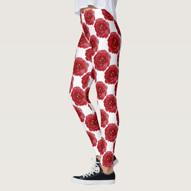 Leggings - Rote Rote Rose (Links)
