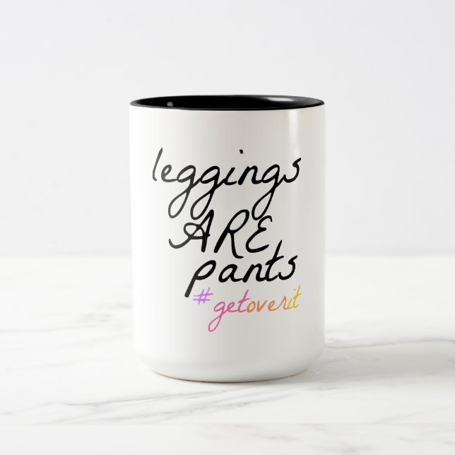 Leggings SIND Hosen Zweifarbige Tasse (Mittel)