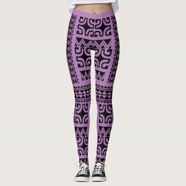 LEGGINGS Stammestattoo (Vorderseite)