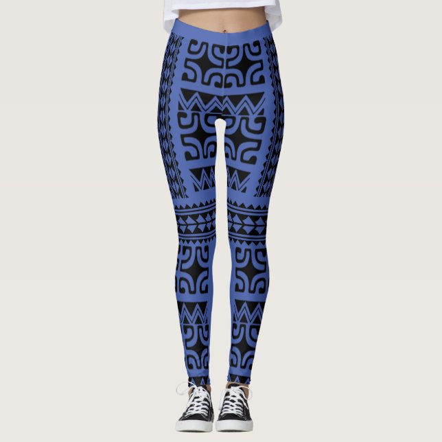 LEGGINGS Stammestattoo (Vorderseite)