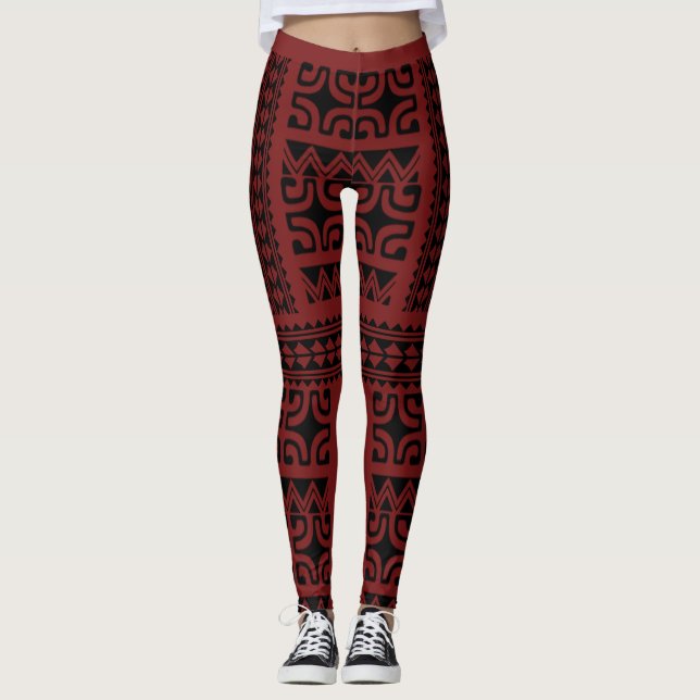 LEGGINGS Stammestattoo (Vorderseite)