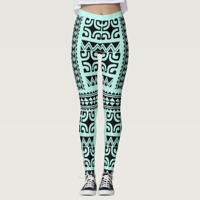 LEGGINGS Stammestattoo (Vorderseite)
