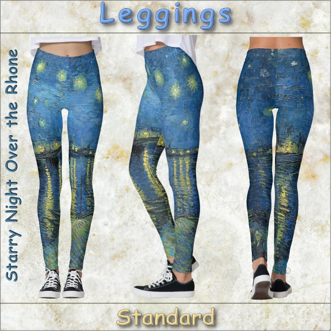 LEGGINGS - "Starry Night O.T.R." - van Gogh (Von Creator hochgeladen)