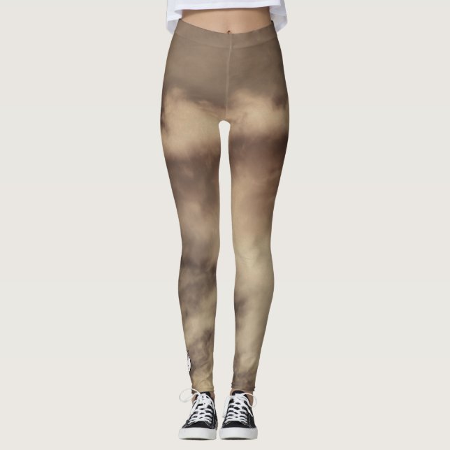 Leggings STORMSCHLIESSEN UND KUNDENMONOGRAMM (Vorderseite)