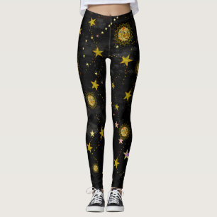 Leggings-, Sun, des Mondes und der Sterne Leggings