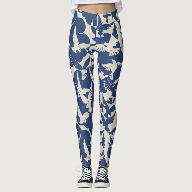 Leggings-Tauben Leggings (Vorderseite)