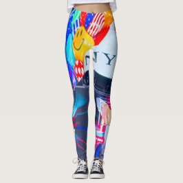 Leggings Time Square Design New York
