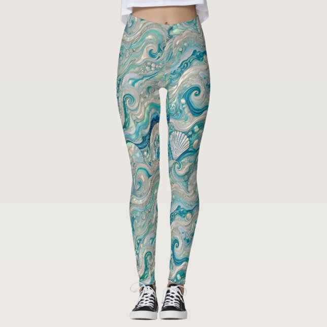 Leggings ~ Türkische Muscheln ~ (Vorderseite)