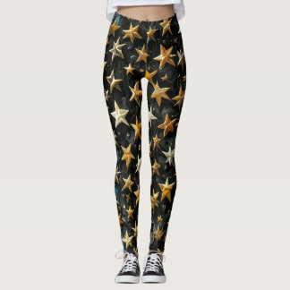 Leggings unter amerikanischer Flagge