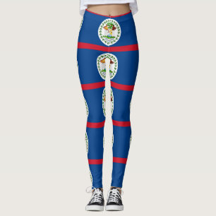 Leggings unter der Flagge Belizes