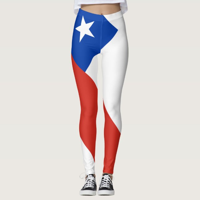 Leggings unter der Flagge des Chilen (Vorderseite)