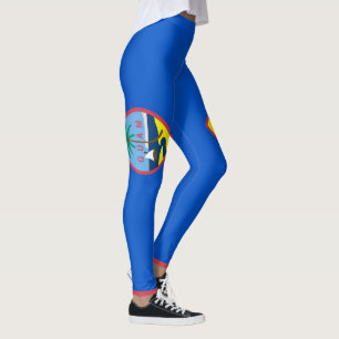 Leggings unter der Flagge von Guam, USA