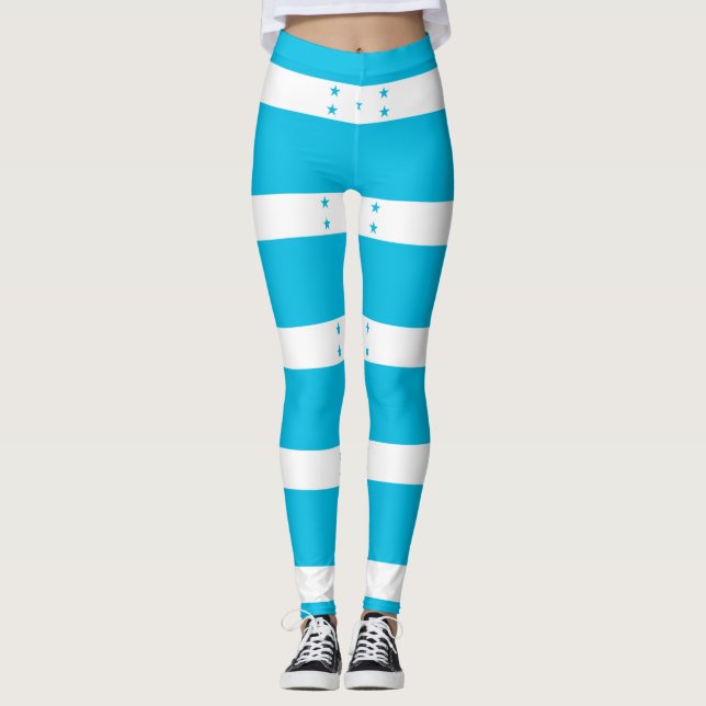 Leggings unter der Flagge von Honduras (Vorderseite)