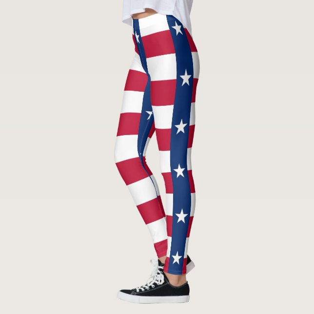Leggings unter der Flagge von Texas, USA (Links)