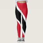 Leggings unter der Flagge von Trinidad<br><div class="desc">Perfektes Design mit verschiedenen Farben der Flagge von Trinidad. Gut für patriotische Bürger.</div>