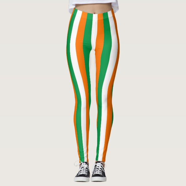 Leggings unter irischer Flagge (Vorderseite)